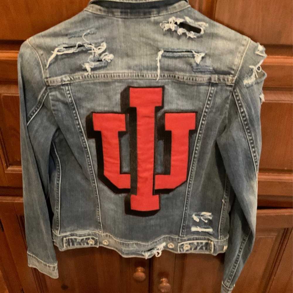 Custom Made IU Levi's Denim Jean Jacket Handmade … - image 4