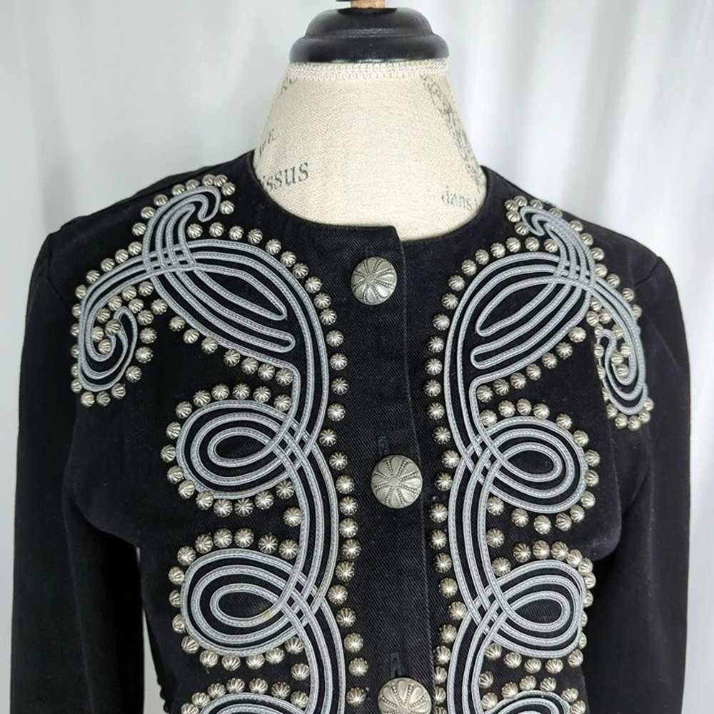 Vintage Double D Ranch Womens Jacket Small Black … - image 2