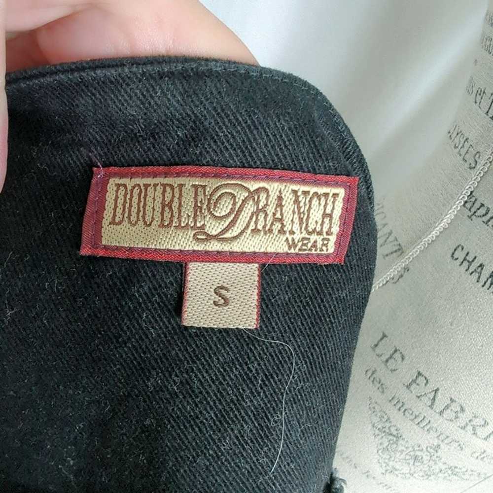 Vintage Double D Ranch Womens Jacket Small Black … - image 9
