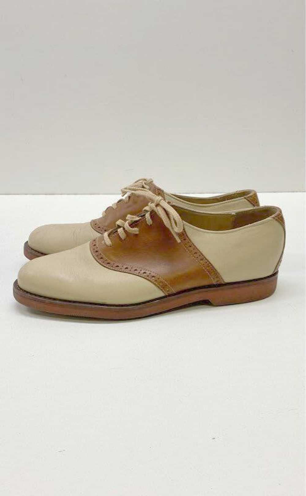 Cole Haan Men's Brown/Tan Saddle Shoes Sz. 8.5 - image 2