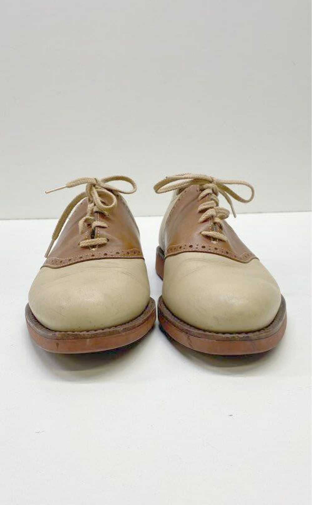 Cole Haan Men's Brown/Tan Saddle Shoes Sz. 8.5 - image 3