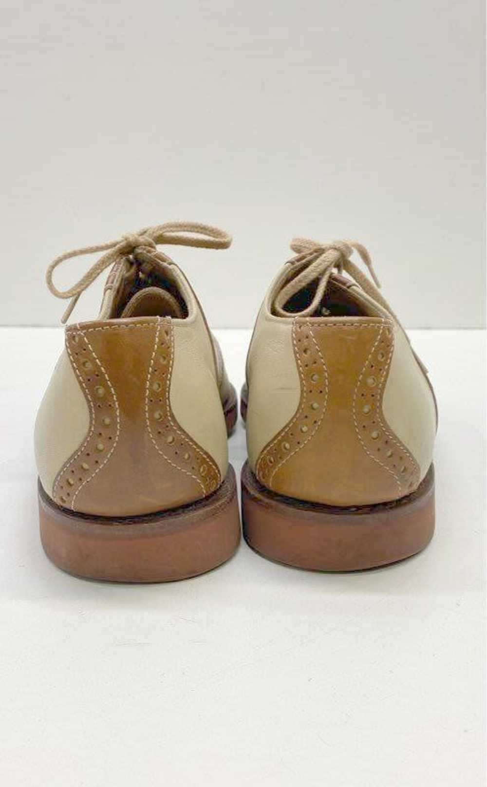 Cole Haan Men's Brown/Tan Saddle Shoes Sz. 8.5 - image 4