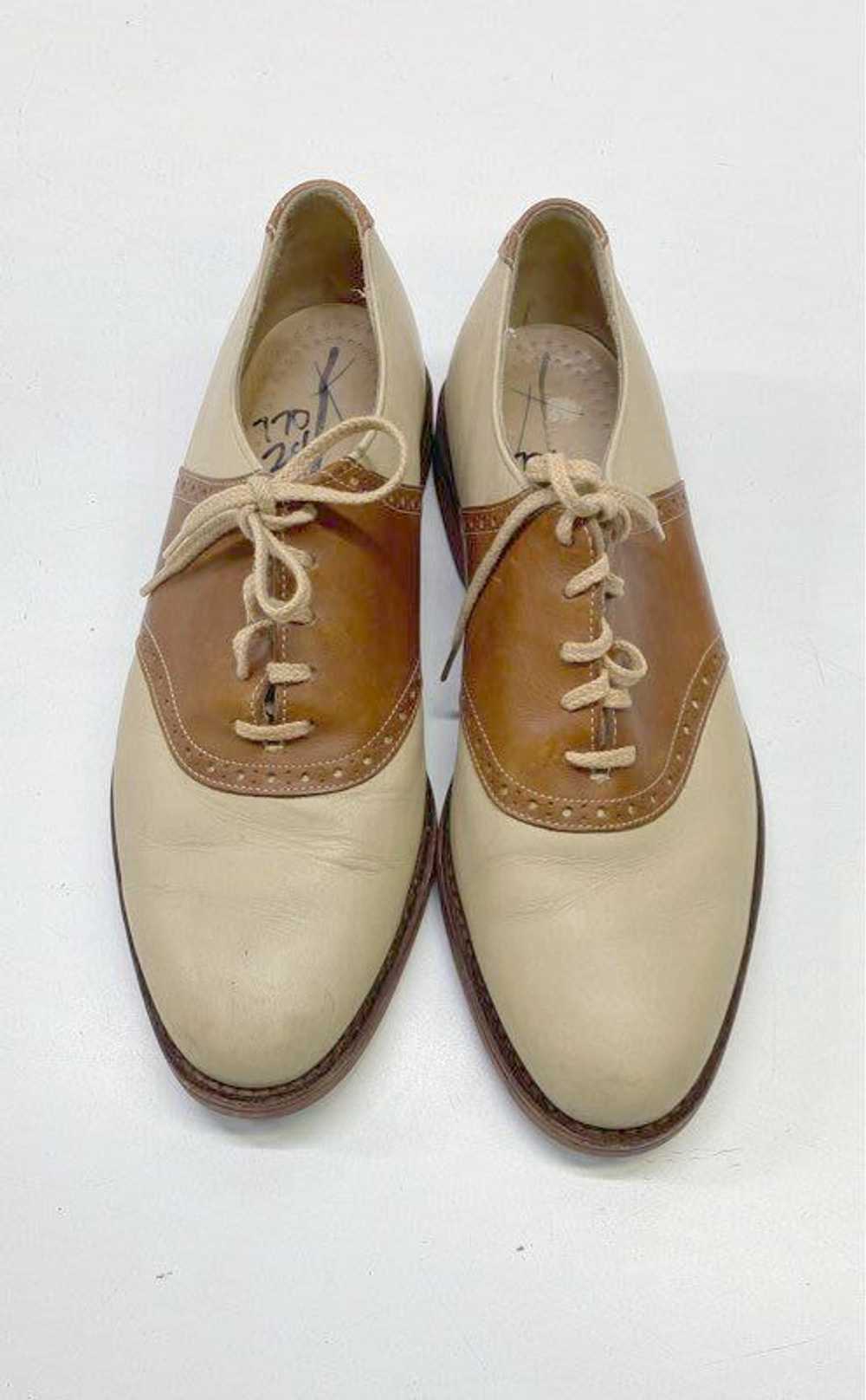 Cole Haan Men's Brown/Tan Saddle Shoes Sz. 8.5 - image 5