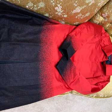 St. John Red Coat with Black Ombre - 10 - image 1
