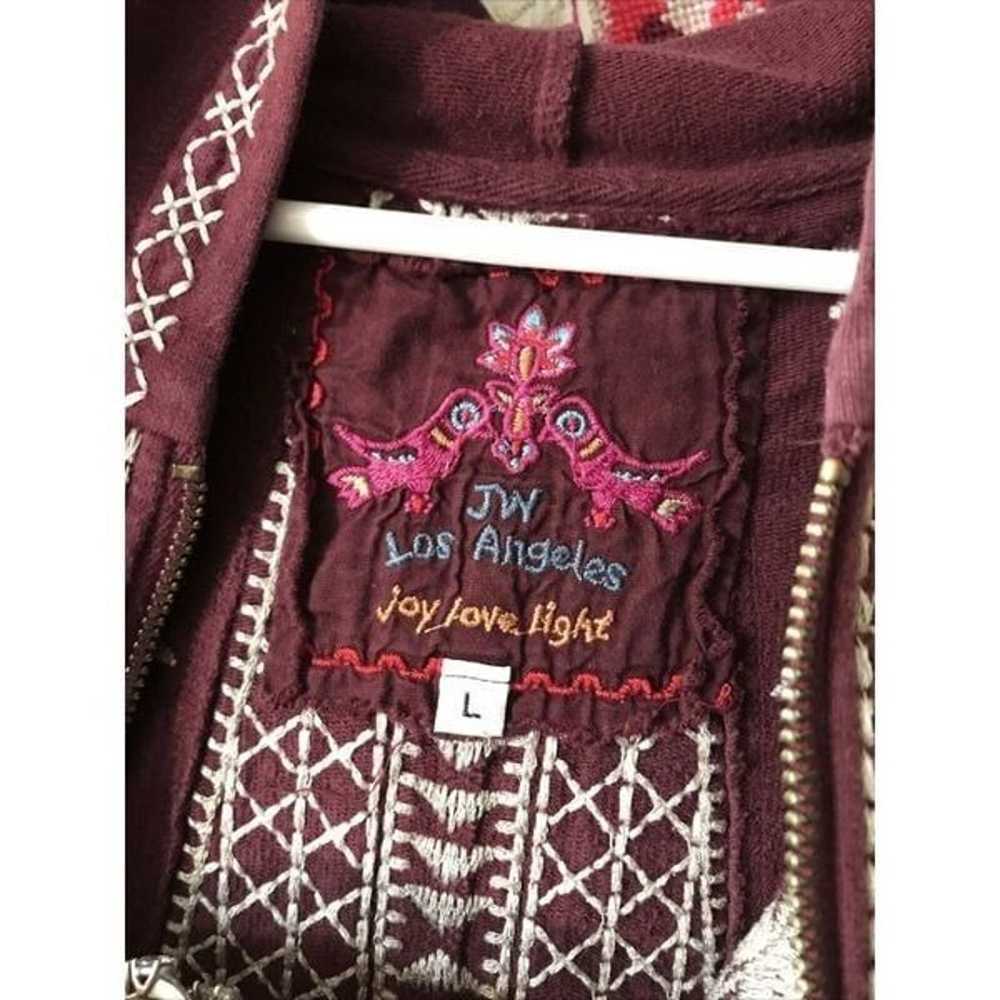 Johnny Was JW Los Angeles Floral Embroidered Jack… - image 10
