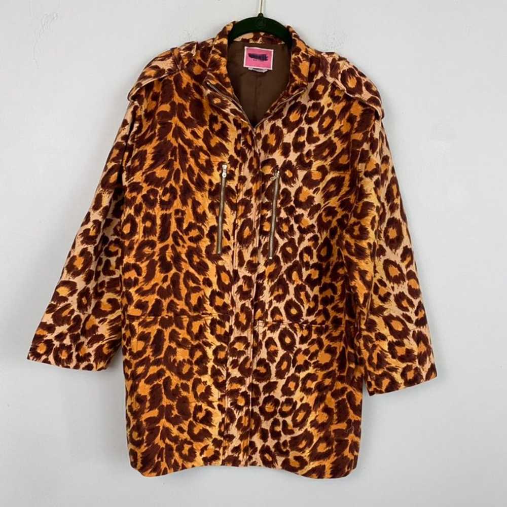 NWOT KATE SPADE panthera cheetah coat - image 3