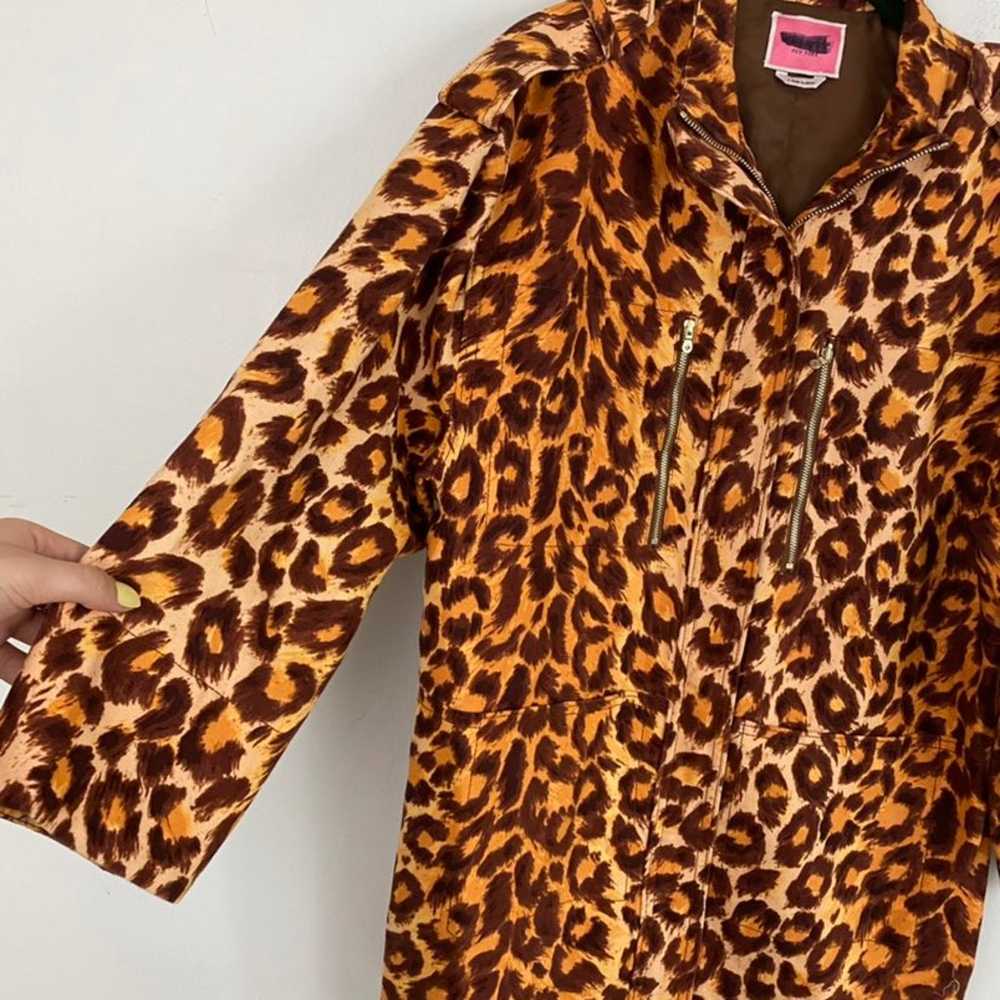 NWOT KATE SPADE panthera cheetah coat - image 5