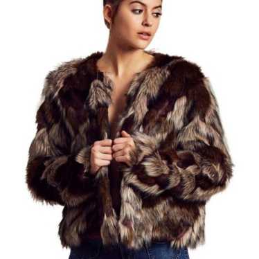 Patchwork fur coat - image 1