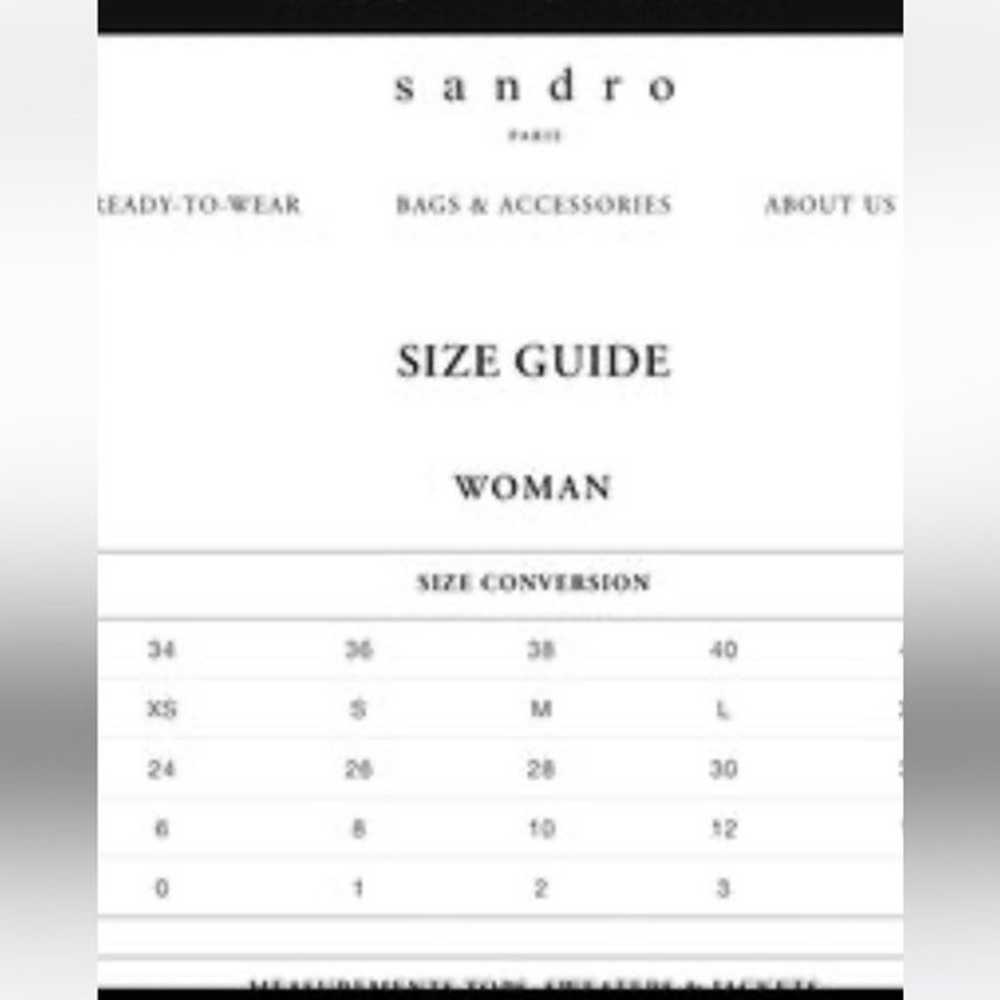 SANDRO Robertine Oversized Trench Coat in Black S… - image 11