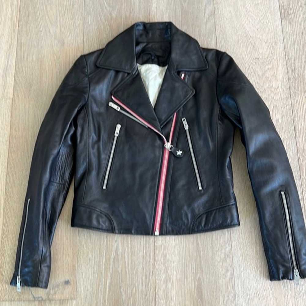 Rag & Bone Lamb Leather Biker Jacket - image 2