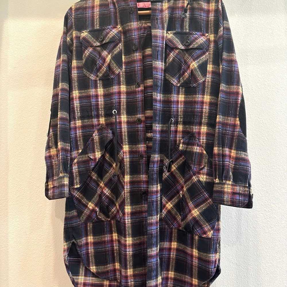 Junya Watanabe Hooded Tartan Long Jacket - image 5