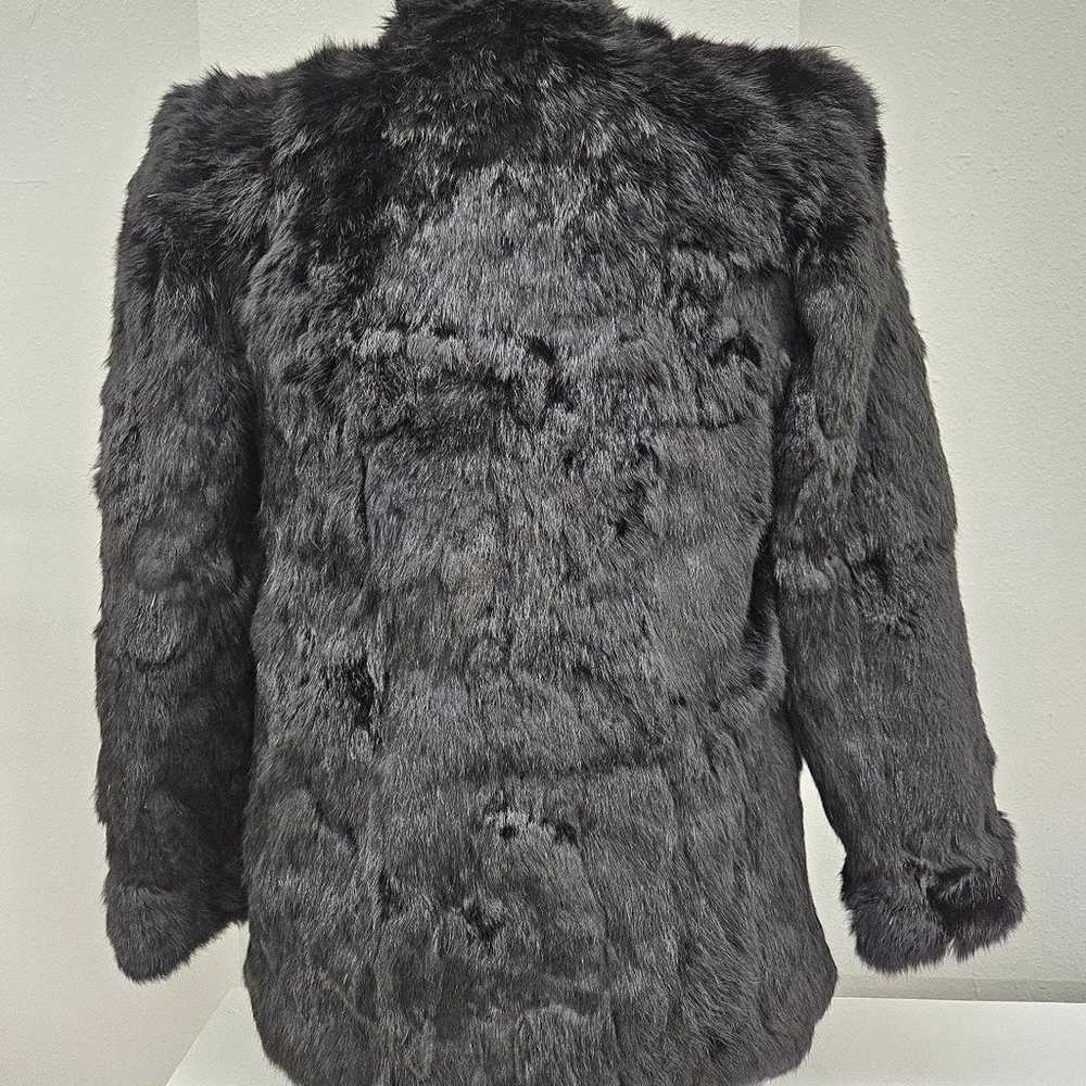 Vintage Somerset rabbit fur jacket size m - image 2