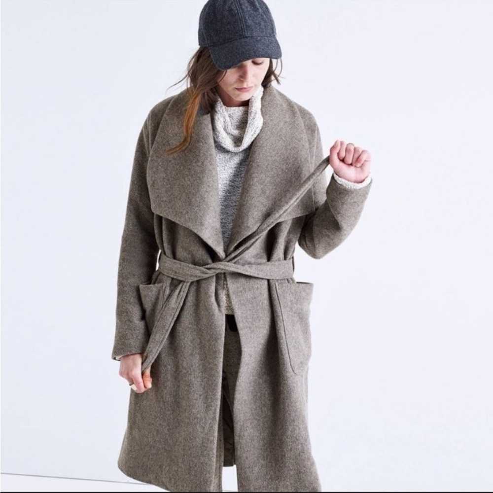 Madewell Delancey Blanket Coat Blush - image 3