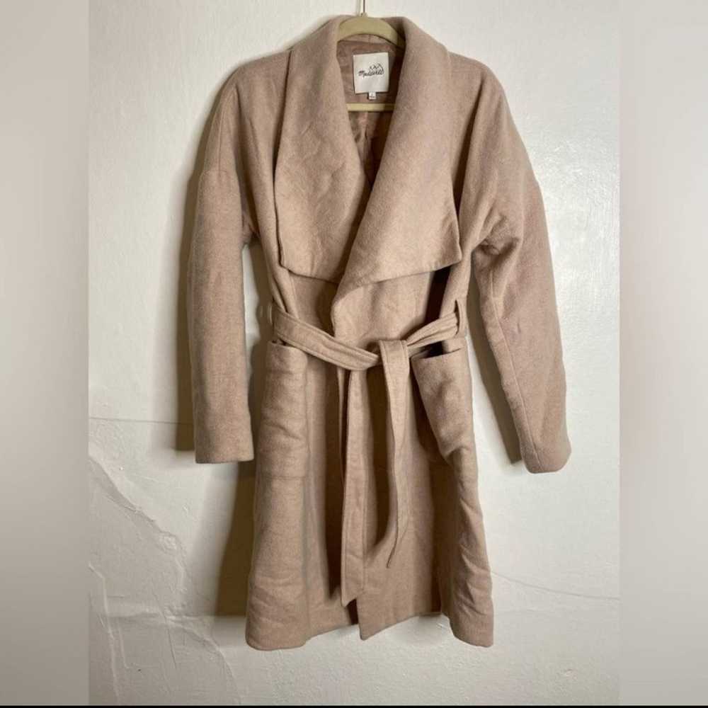 Madewell Delancey Blanket Coat Blush - image 5