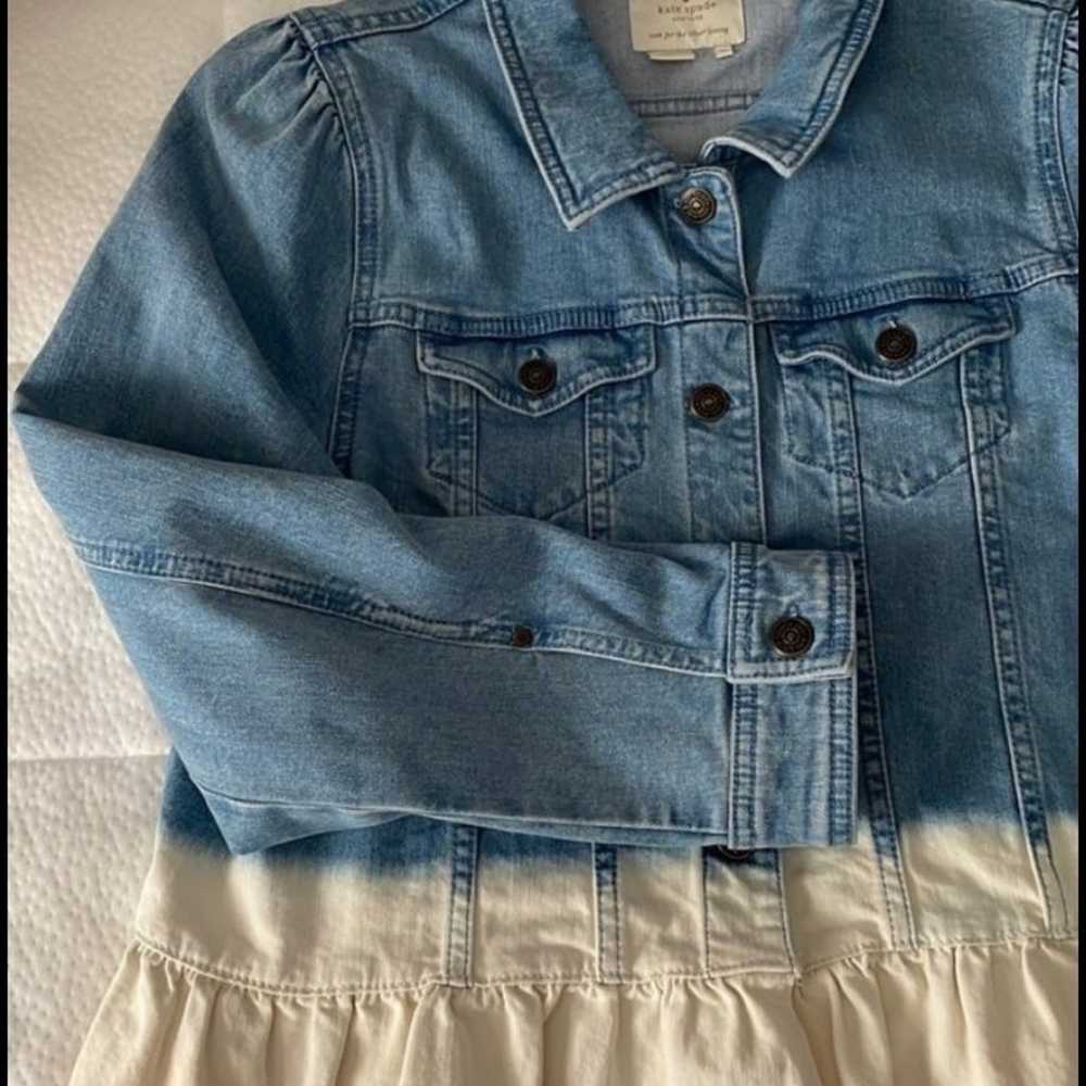 Kate Spade Peplum Denim Jacket - image 3