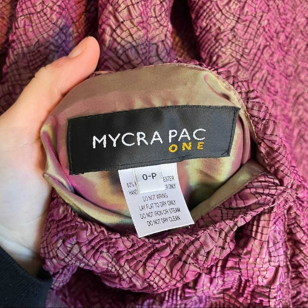 Mycra Pac Purple & Green Reversible Puffer Coat - image 10