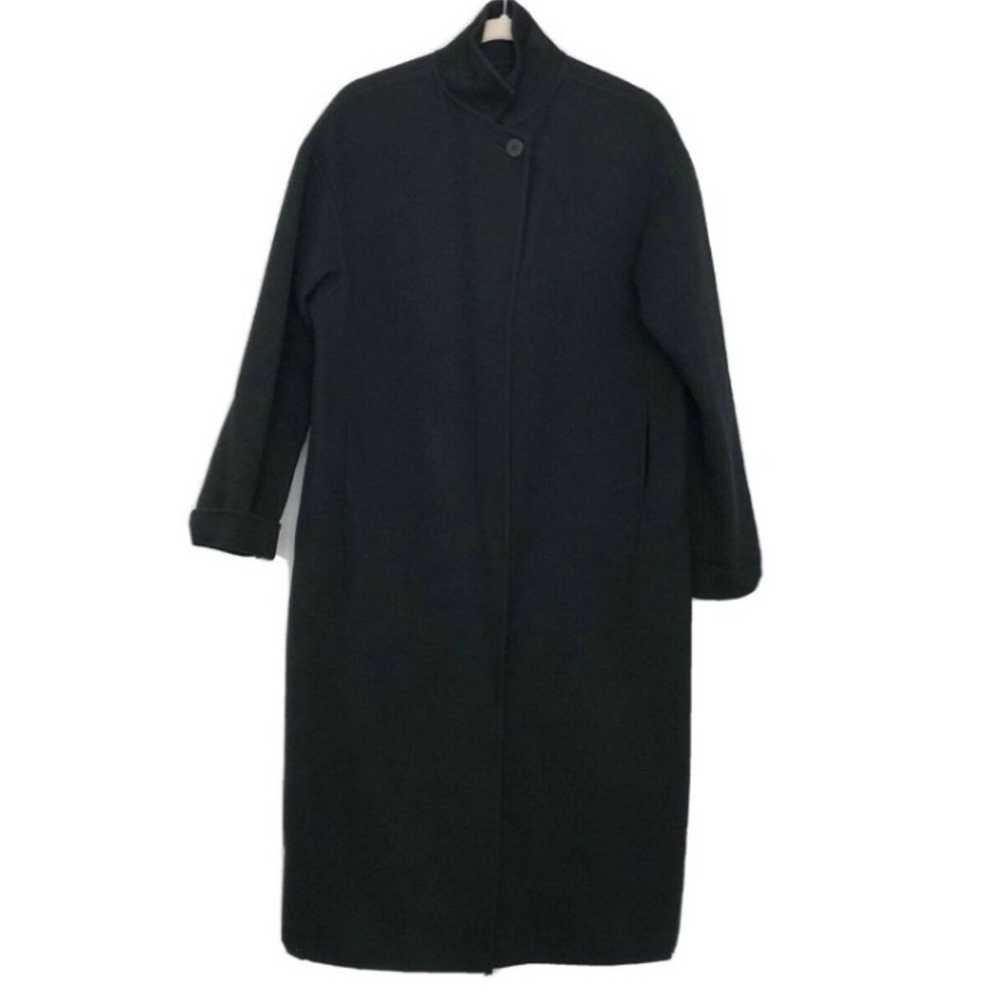 DKNY Women's Coat Size S Wool Winter Black Mock J… - image 2