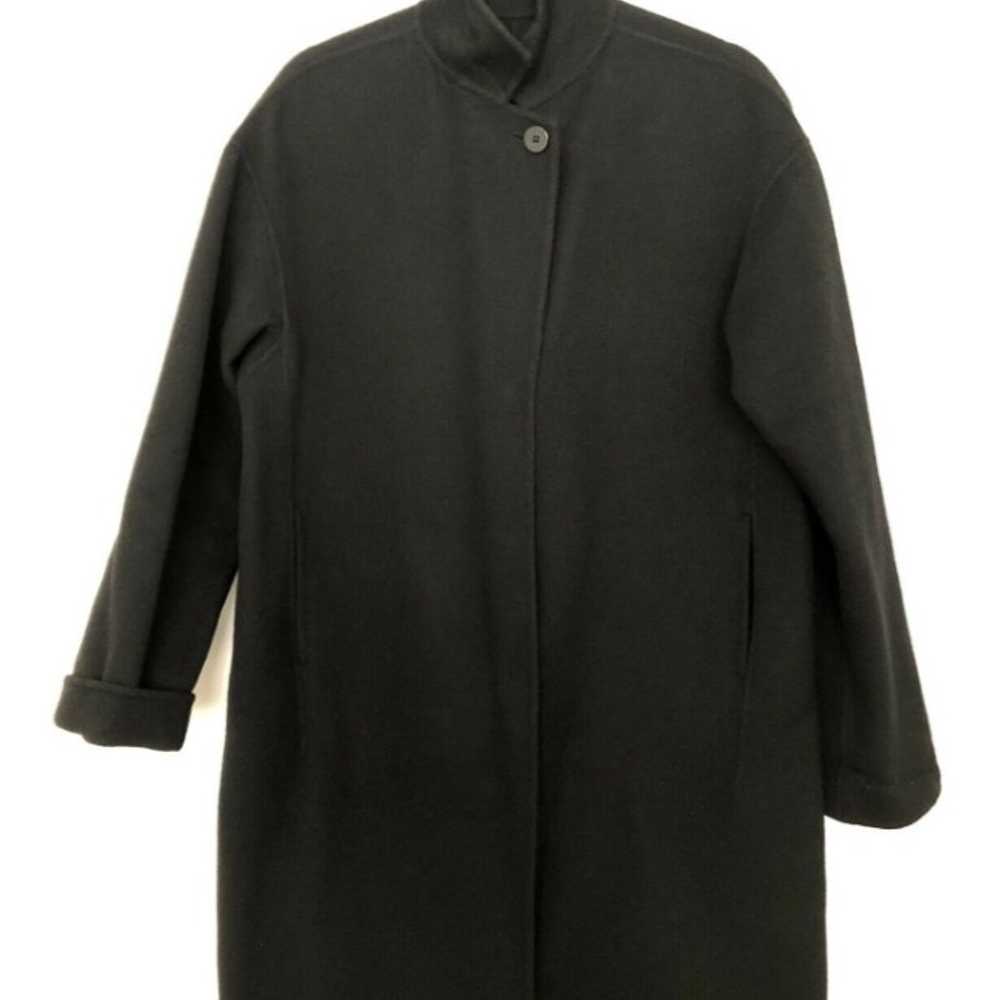 DKNY Women's Coat Size S Wool Winter Black Mock J… - image 4