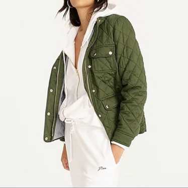 J. Crew Quilted downtown field jacket