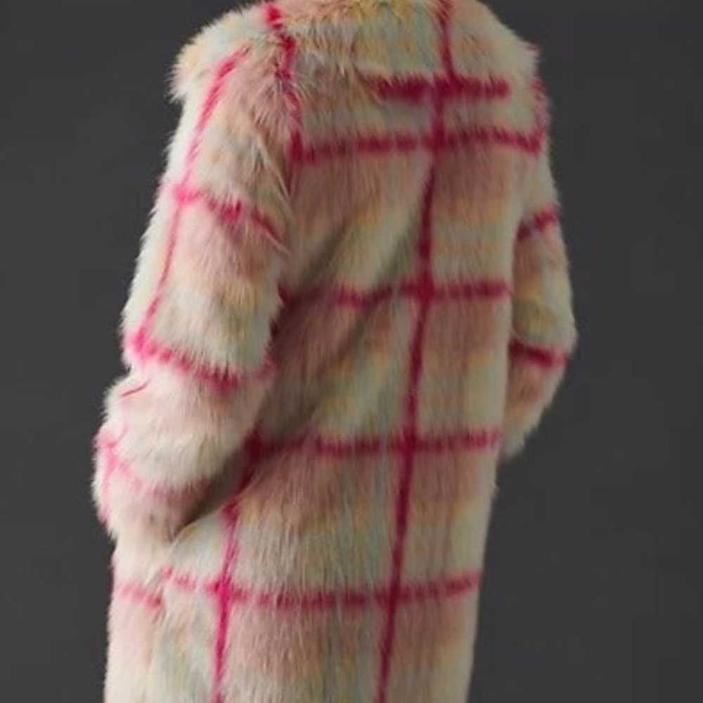 Anthropologie Faux Fur Long Coat - image 2