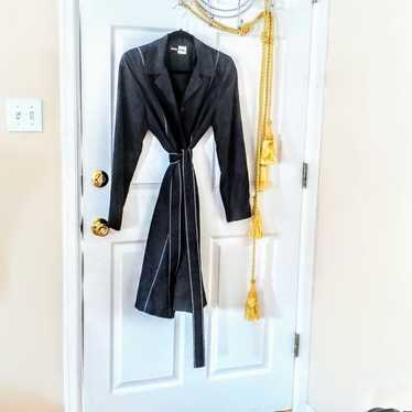 Rina Rossi $220 Black Suede  coat