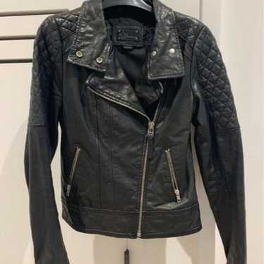 Mackage Leather biker Jacket  black