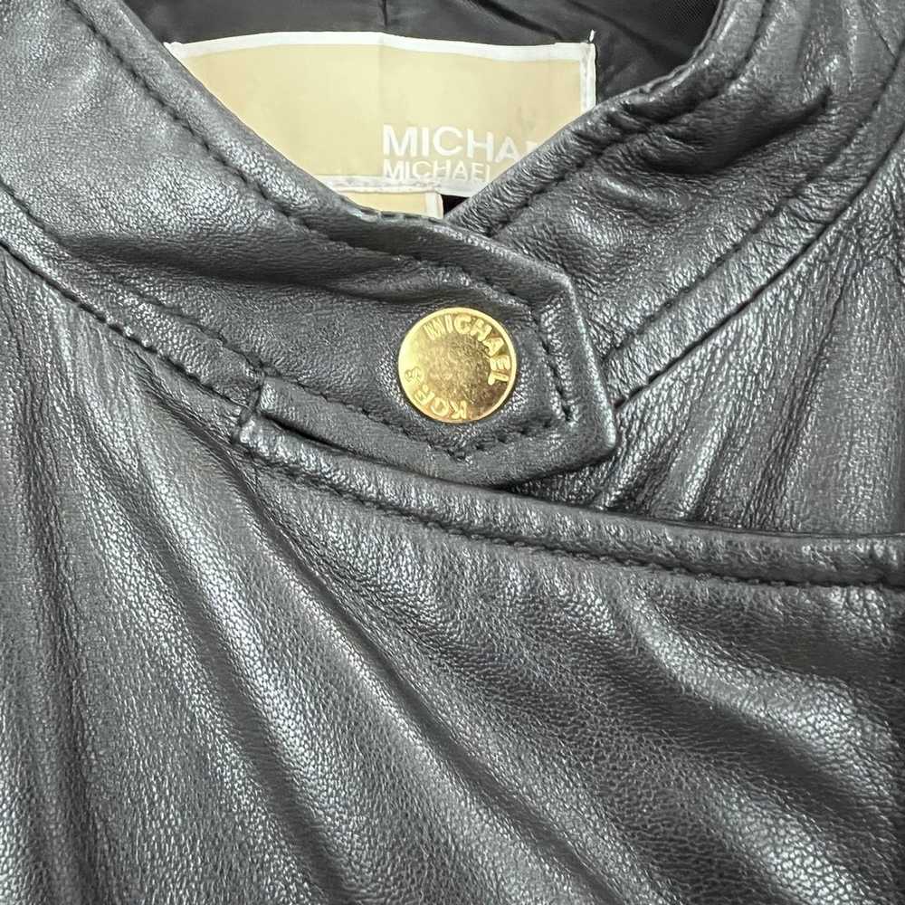 Michael Kors Authentic Lamb Leather Asymmetrical … - image 6