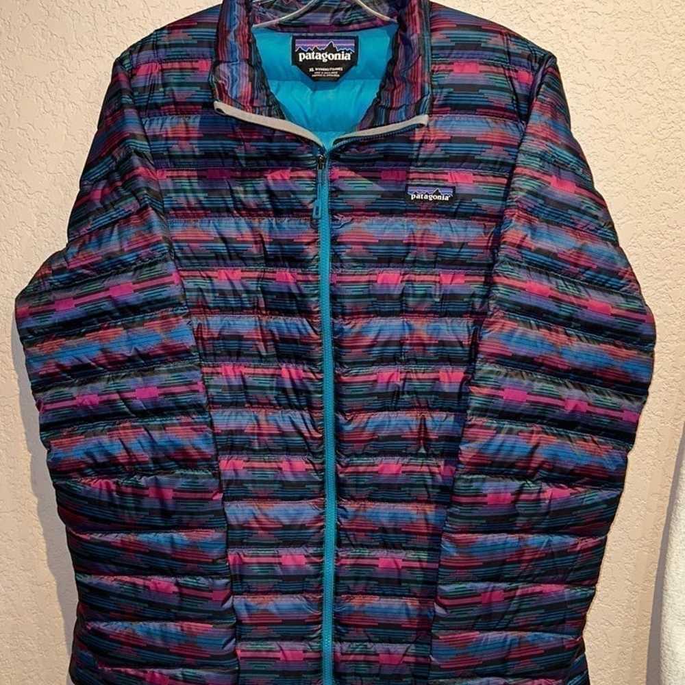 Patagonia women’s down sweater jacket puff Multic… - image 2