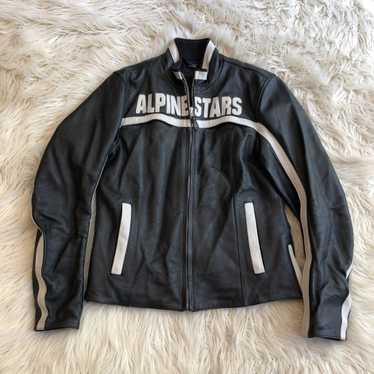 Alpinestars Stella Dyno Black Spellout Leather Mo… - image 1