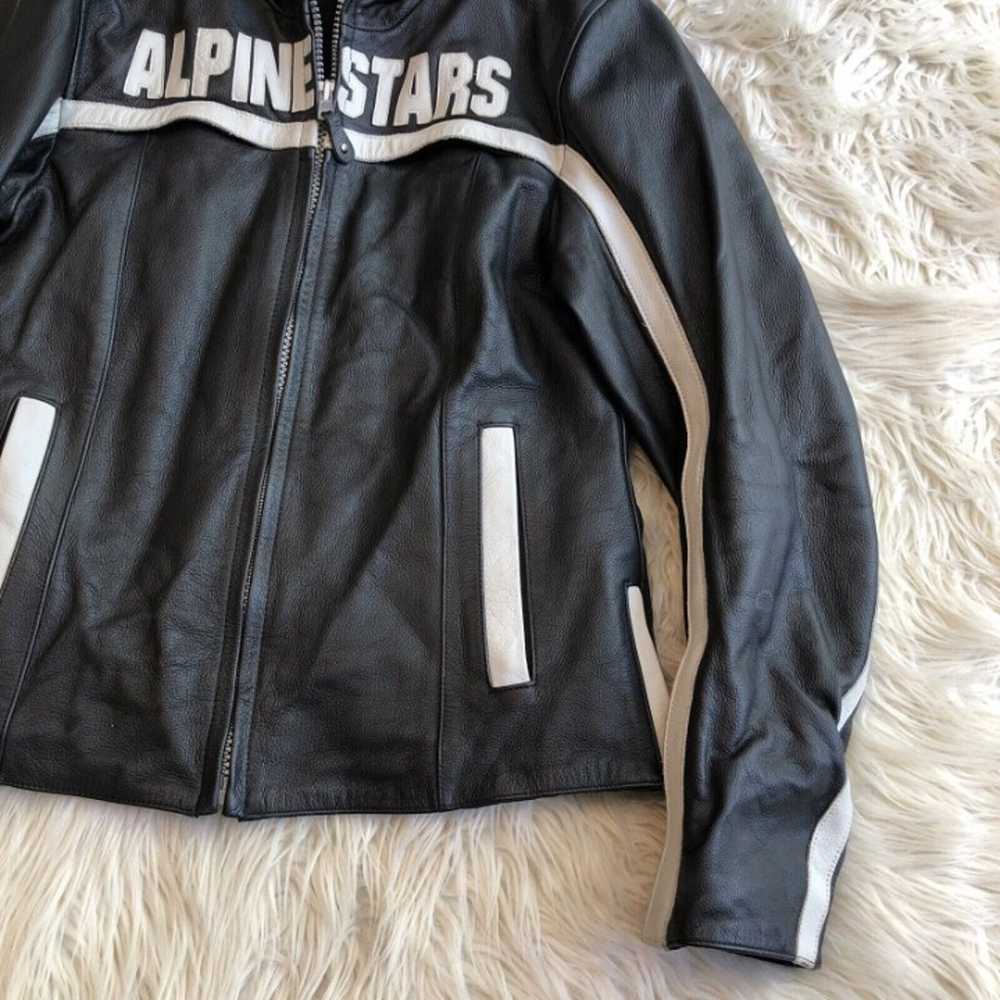Alpinestars Stella Dyno Black Spellout Leather Mo… - image 5