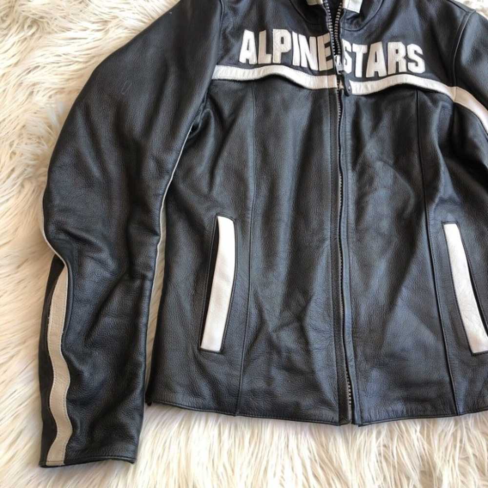 Alpinestars Stella Dyno Black Spellout Leather Mo… - image 6