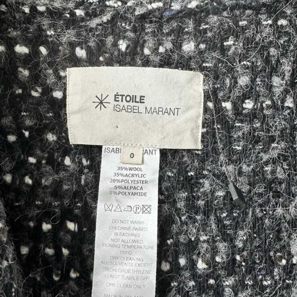 Isabel Marant Etoile tweed knit coat jacket size 0 - image 4