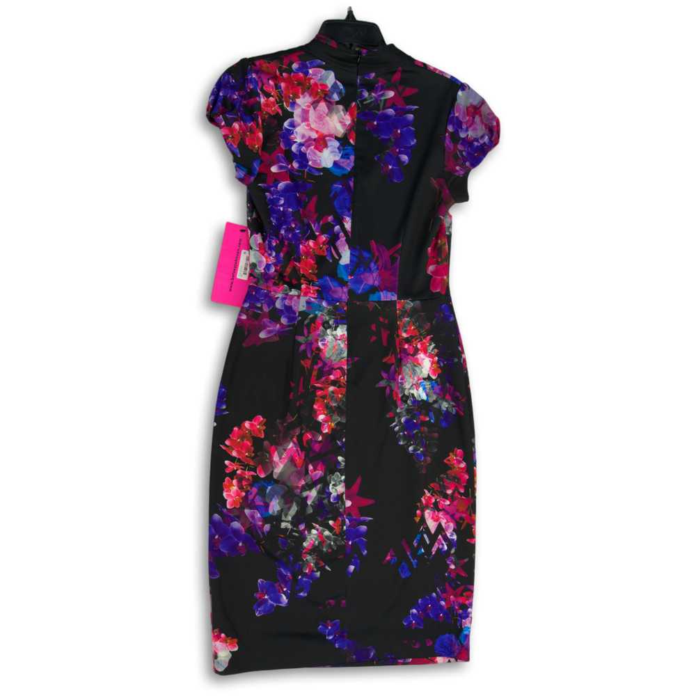 NWT Betsey Johnson Womens Multicolor Floral V-Nec… - image 2