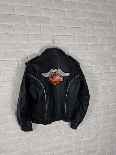 Harley Davidson × Leather Jacket × Vintage 🔥🔥Vin