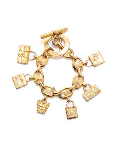 Céline Pre-Owned Triomphe charm bracelet - Gold