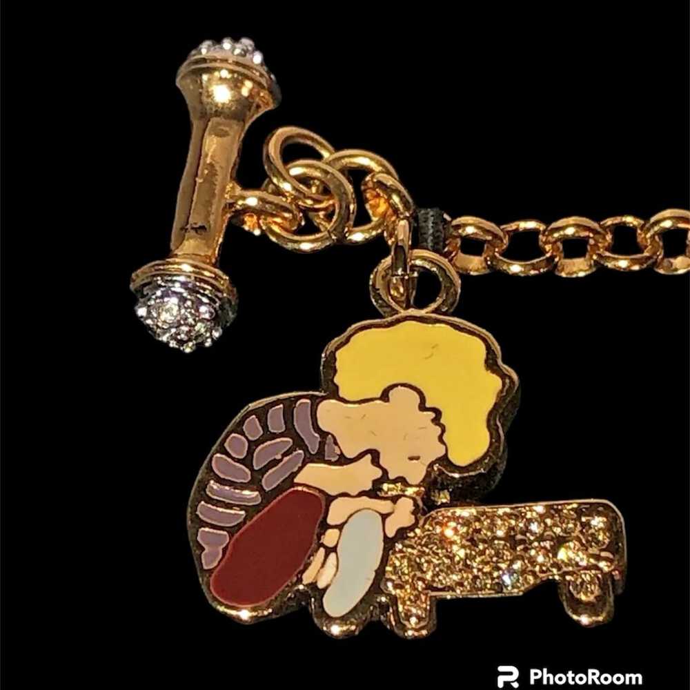 THE DANBURY MINT PEANUTS CHARMS BRACELET GOLD WIT… - image 4