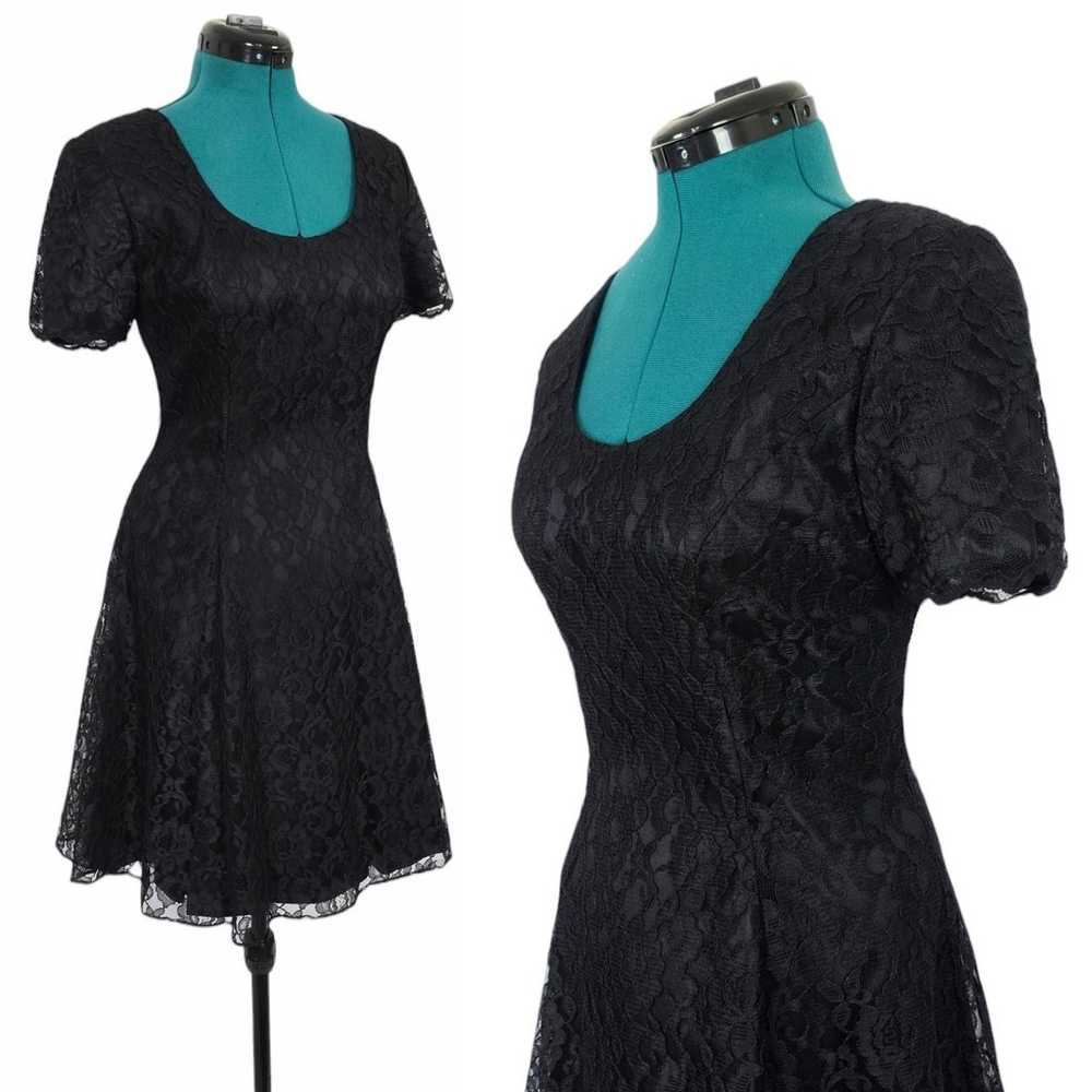 1980s Backless Dress Vintage Volup Medium Large B… - image 2