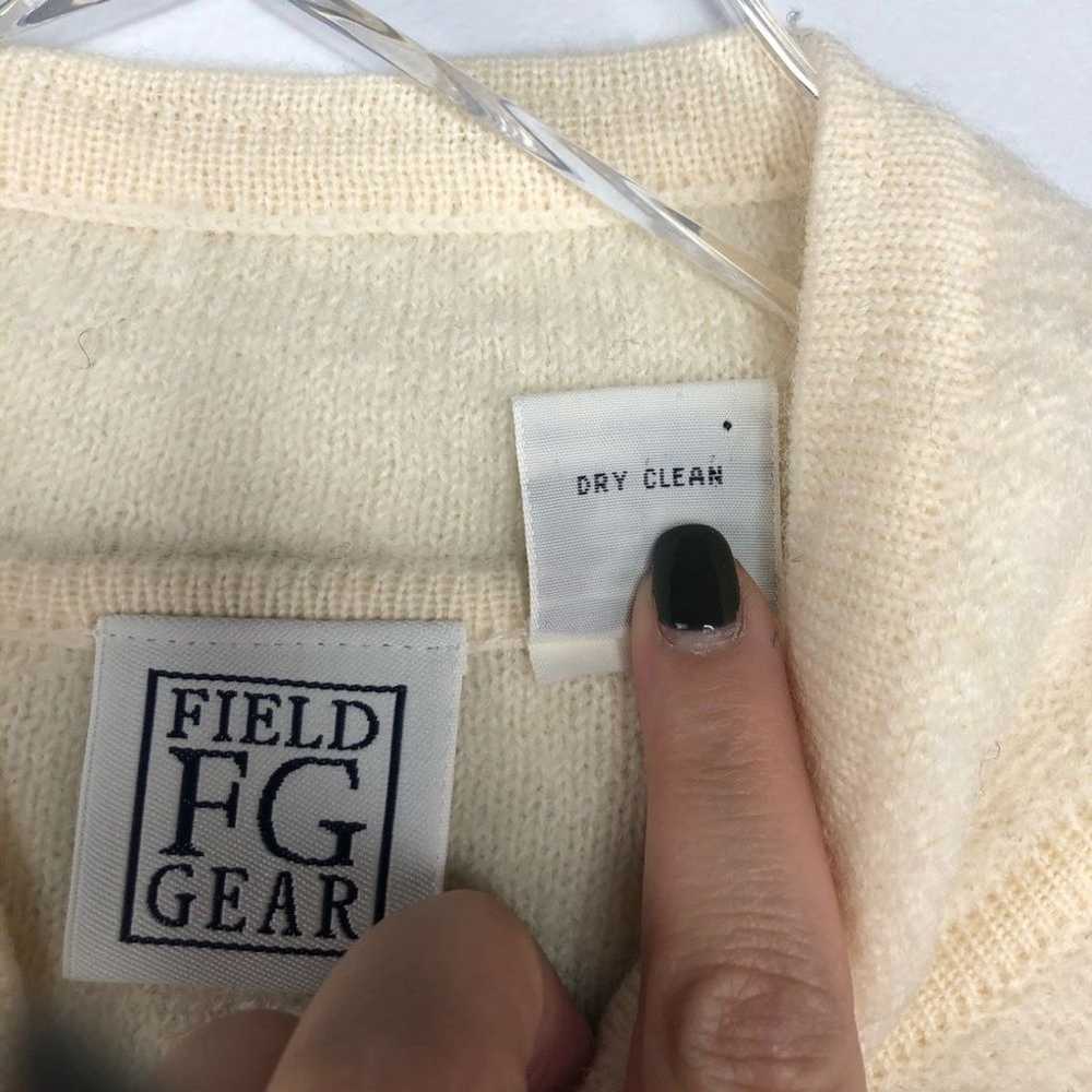 Marshall Fields Wool Sweater Asian Snowflake Wint… - image 3