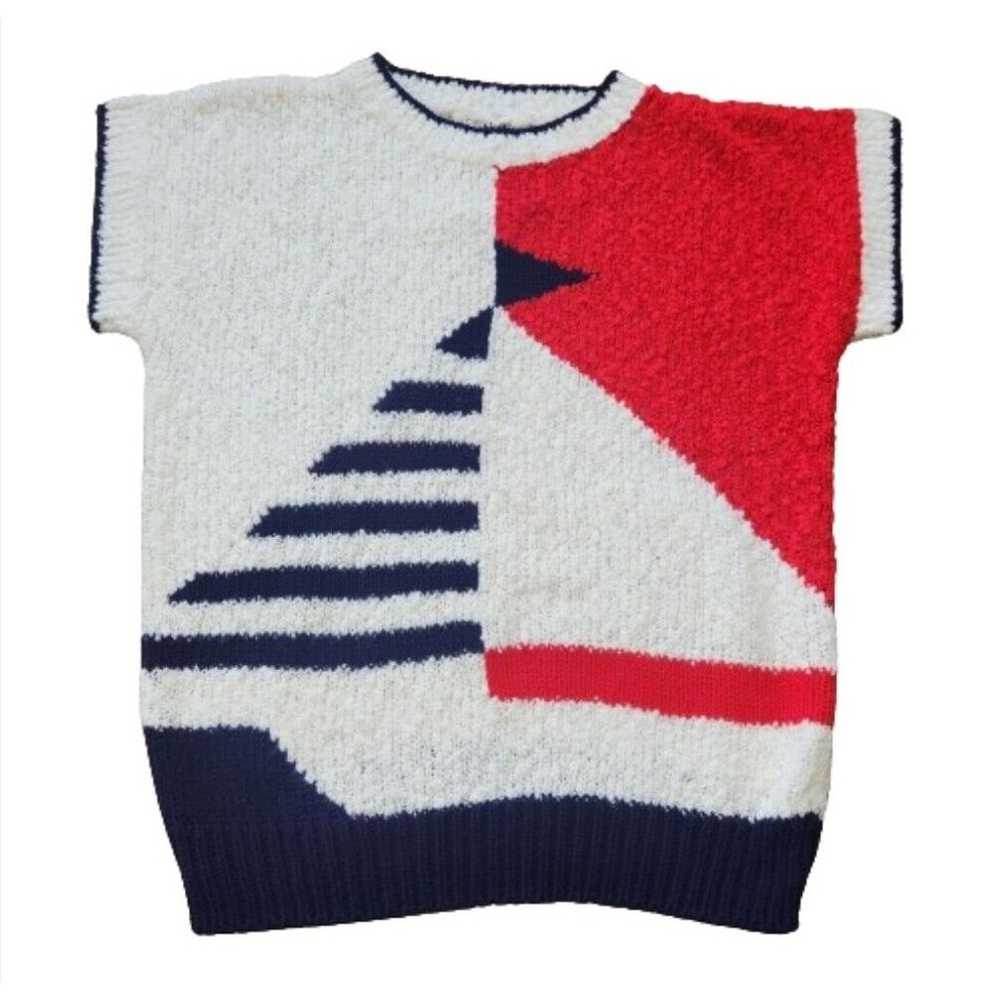 Vintage Objectives Sweater Size Large  Nautical R… - image 1