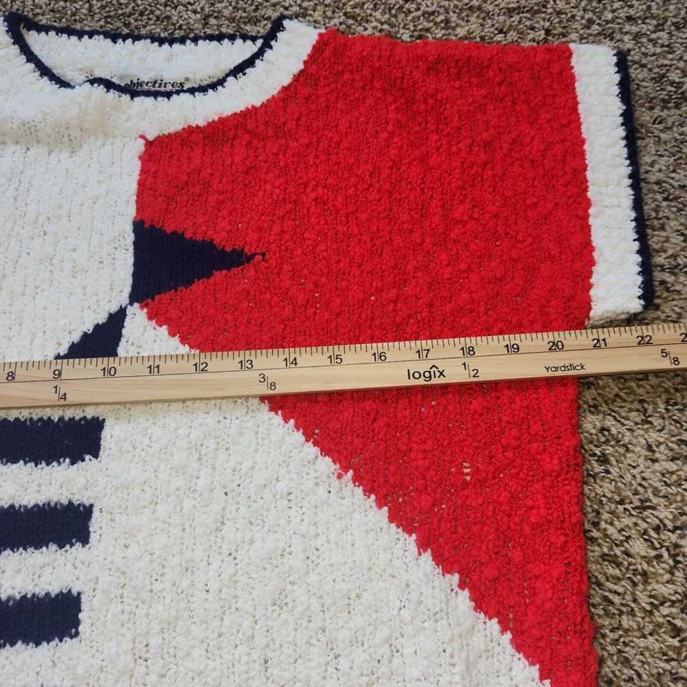 Vintage Objectives Sweater Size Large  Nautical R… - image 5