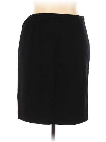 Pendleton Women Black Wool Skirt 16 Petites