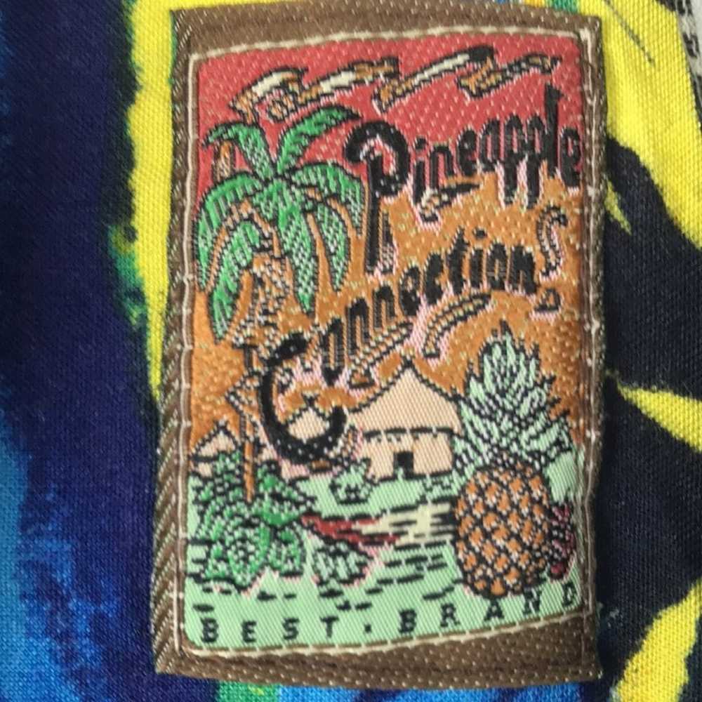 Vintage Pineapple Connection Hawaiian Shirt 80s S… - image 10