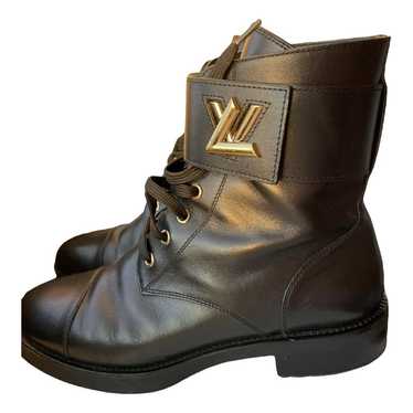 Louis Vuitton Leather biker boots - image 1