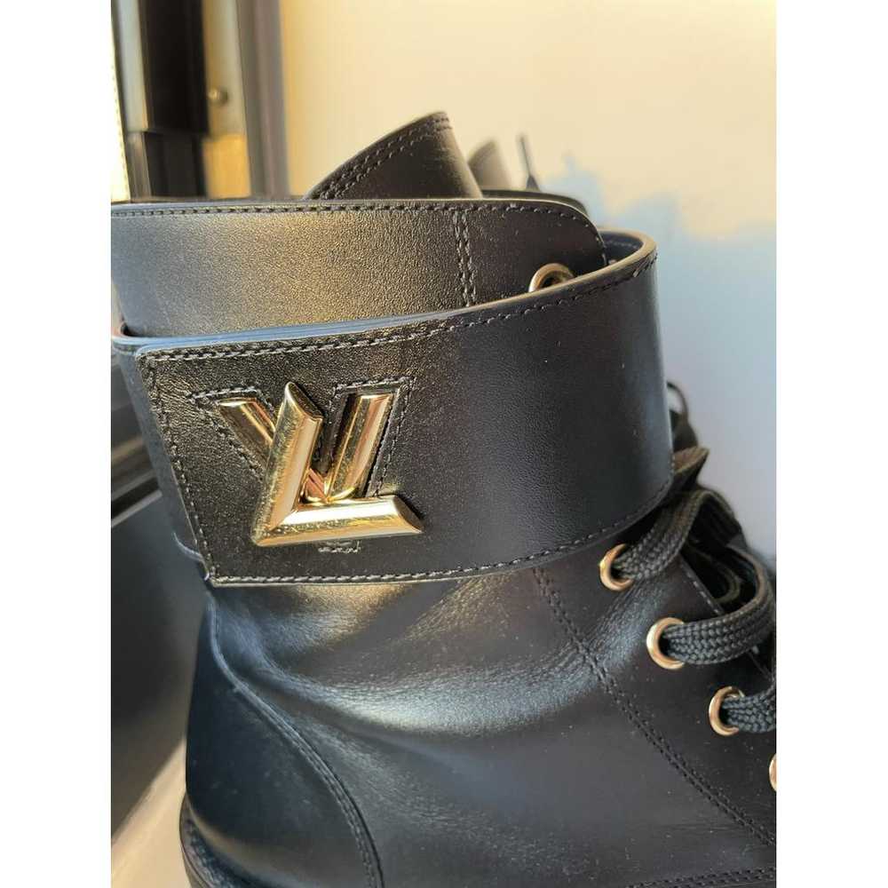 Louis Vuitton Leather biker boots - image 4