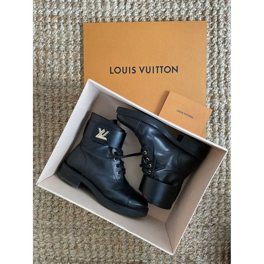 Louis Vuitton Leather biker boots - image 8