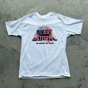 Vintage 80s operation desert storm usa t shirt - image 1