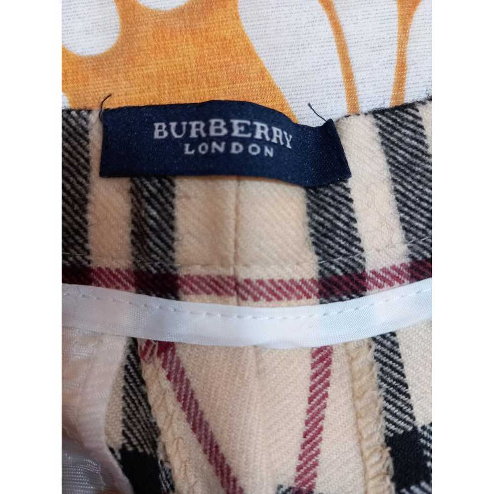 Burberry Wool large pants - image 5