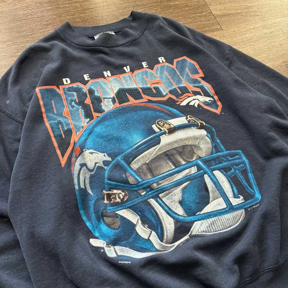 Vintage 90’s Denver Broncos Nutmeg Crewneck - image 2
