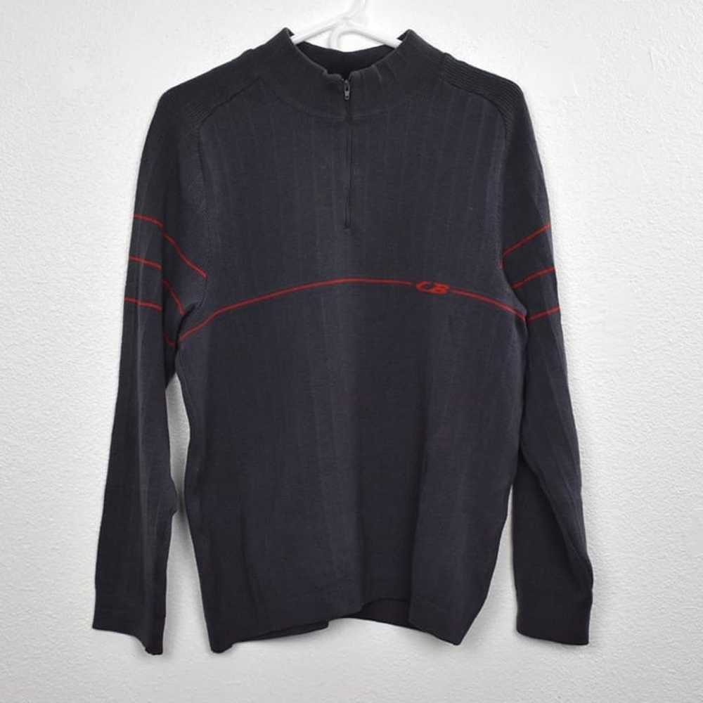 CB Sports Long Sleeve Sweater Vintage Size Large … - image 2