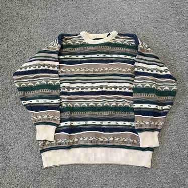 春早割 90s Gem 90s COOGI coogi 3D Crewneck Vintage cotton knit ...